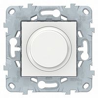 Светорегулятор поворотно-нажимной UNICA NEW, 200 Вт, белый | код. NU551618 | Schneider Electric